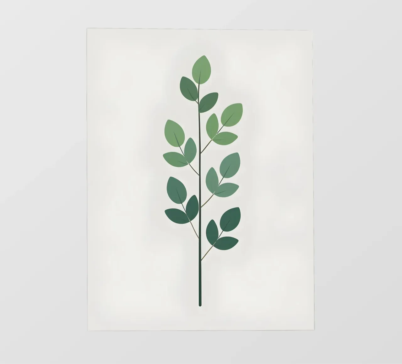 Singolo stelo minimalista telo in pvc da Botanical Gallery