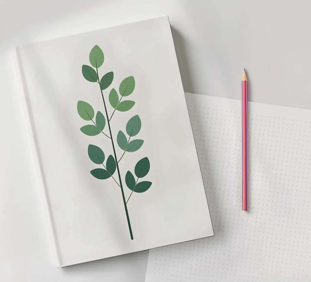 Minimalist Single Stem notebook by Botanical Gallery