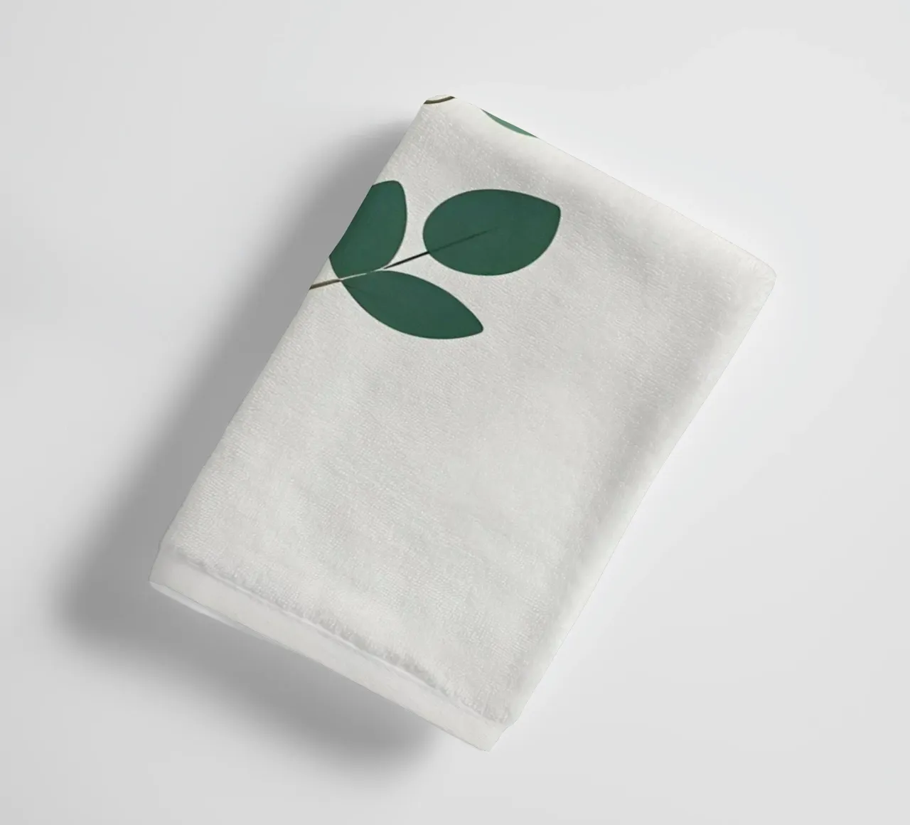 Minimalist Single Stem towel by Botanical Gallery