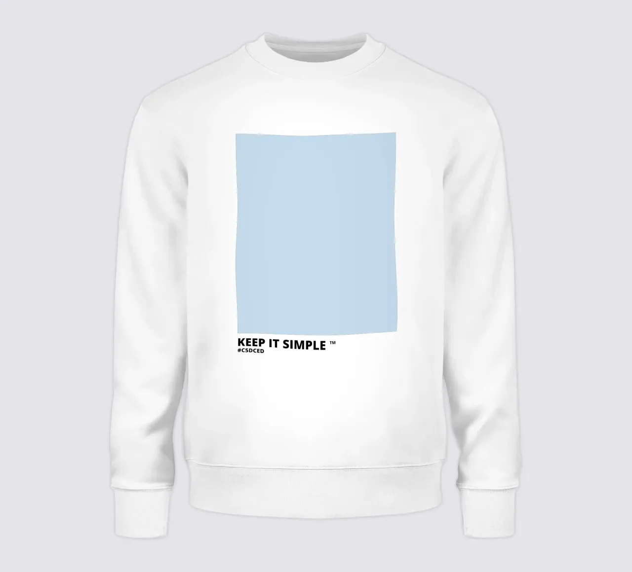 Keep it Simple - Light Blue Color felpa da Magnific