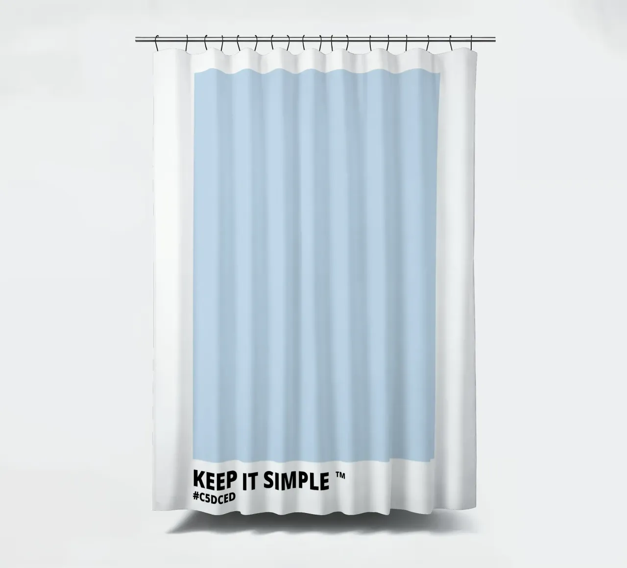 Keep it Simple - Light Blue Color tenda da doccia da Magnific