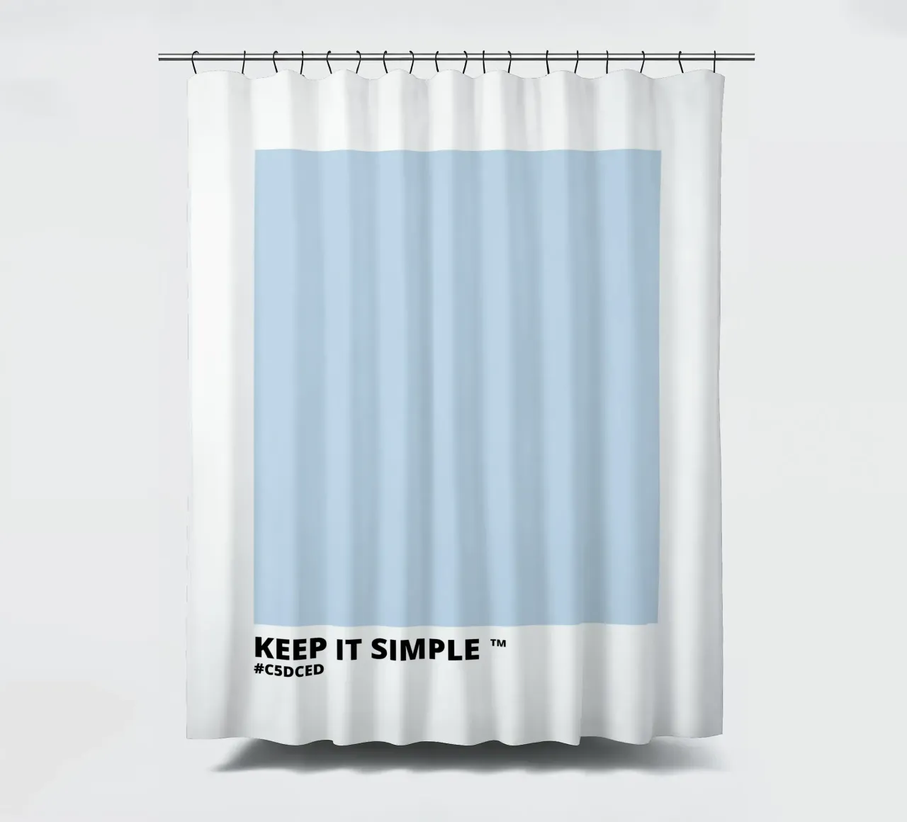 Keep it Simple - Light Blue Color tenda da doccia da Magnific