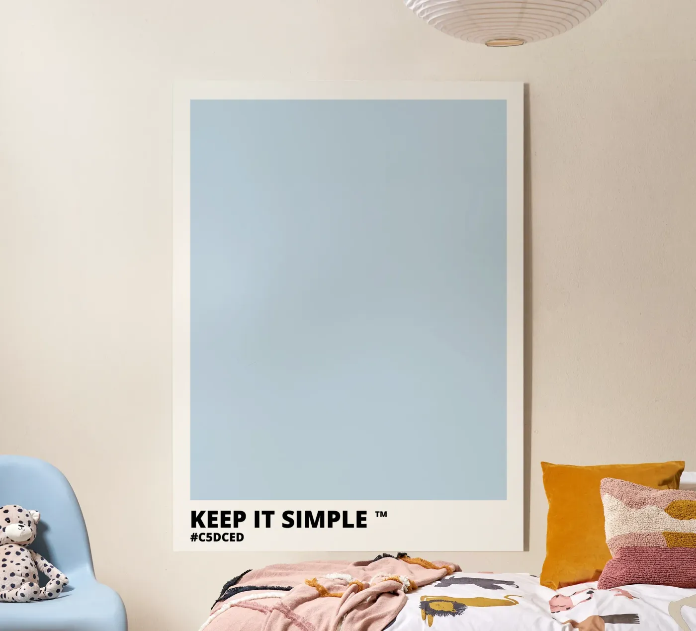 Keep it Simple - Light Blue Color plexiglass da Magnific