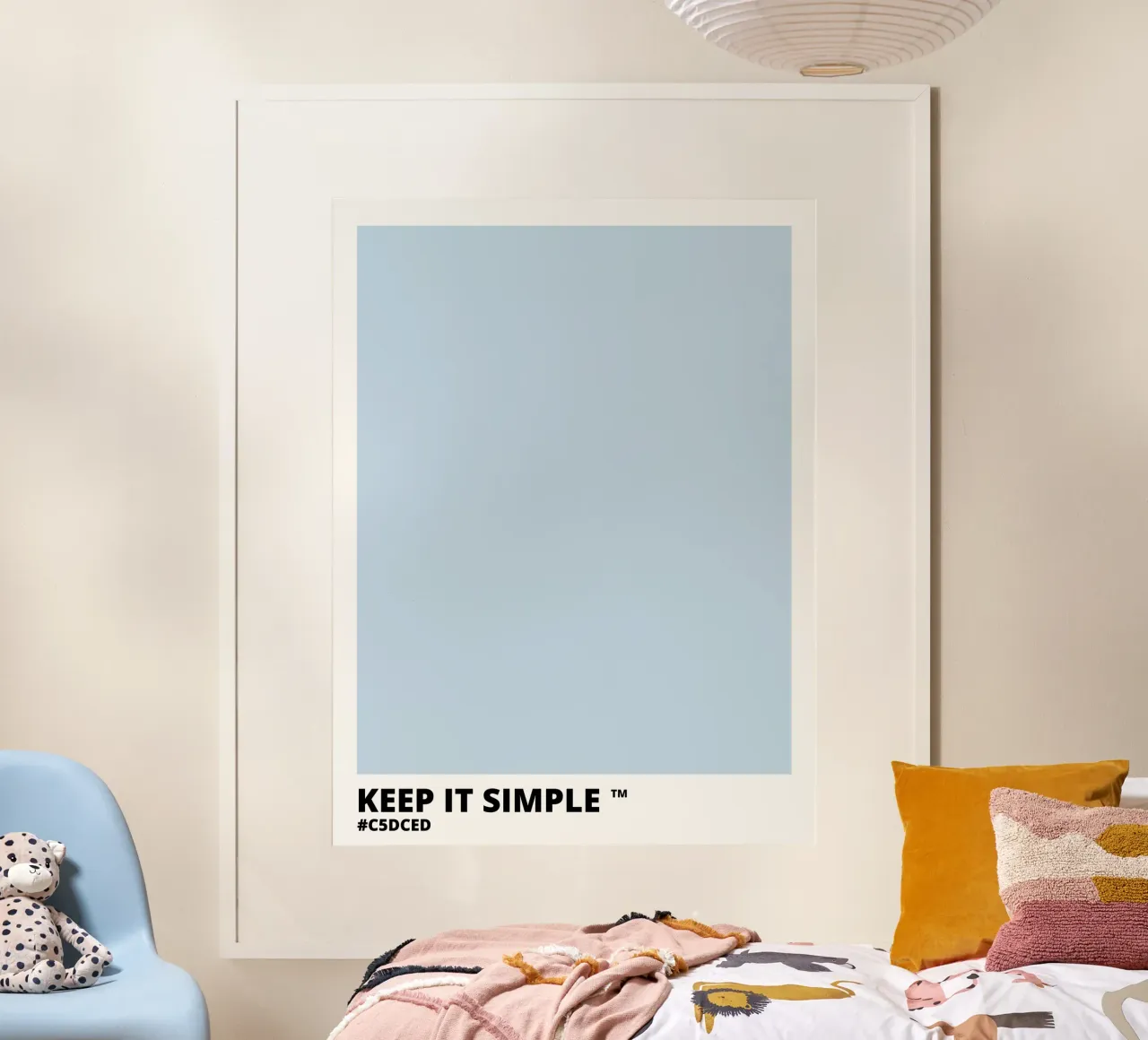 Keep it Simple - Light Blue Color carta hahnemühle da Magnific