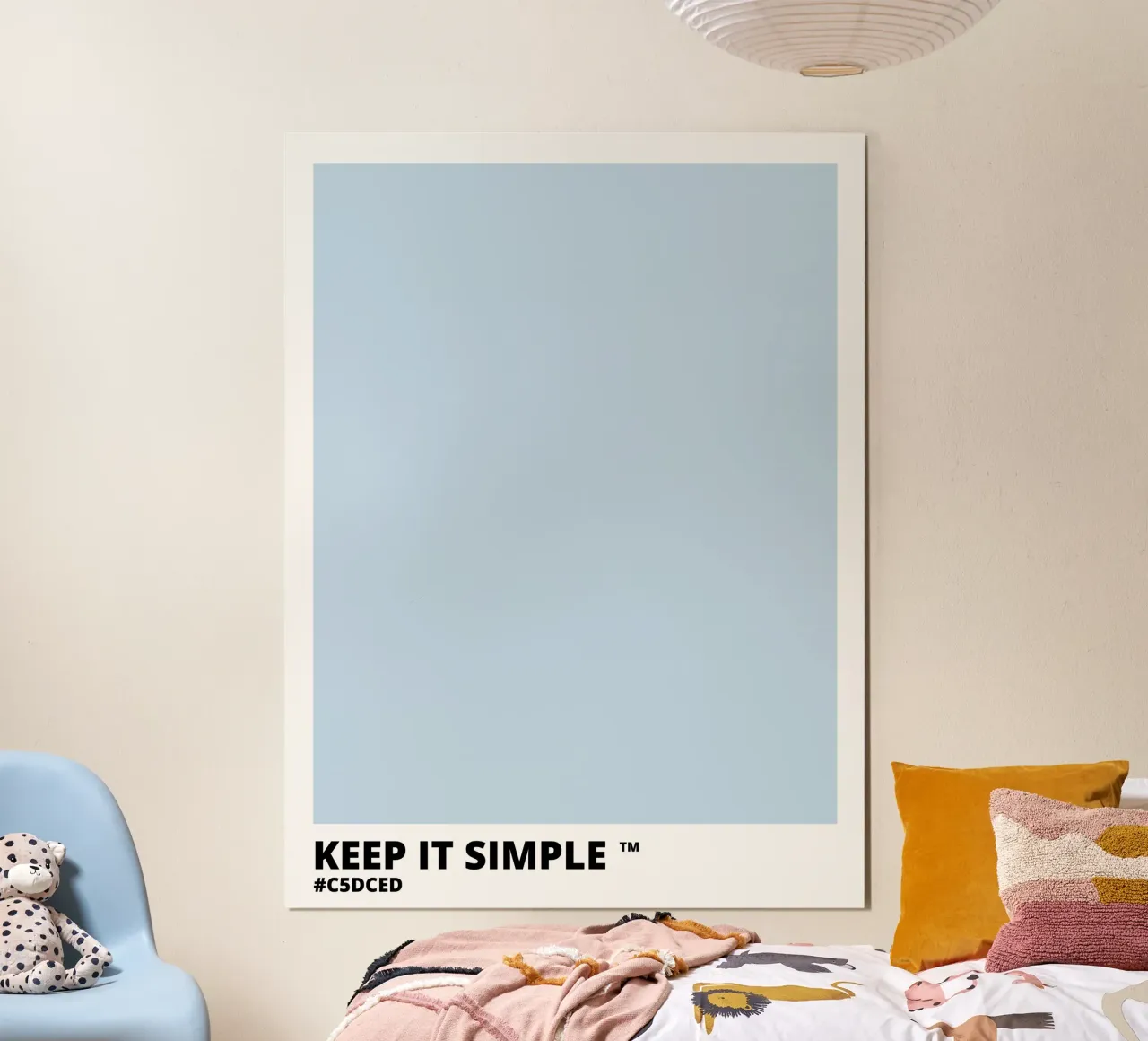 Keep it Simple - Light Blue Color carta hahnemühle da Magnific