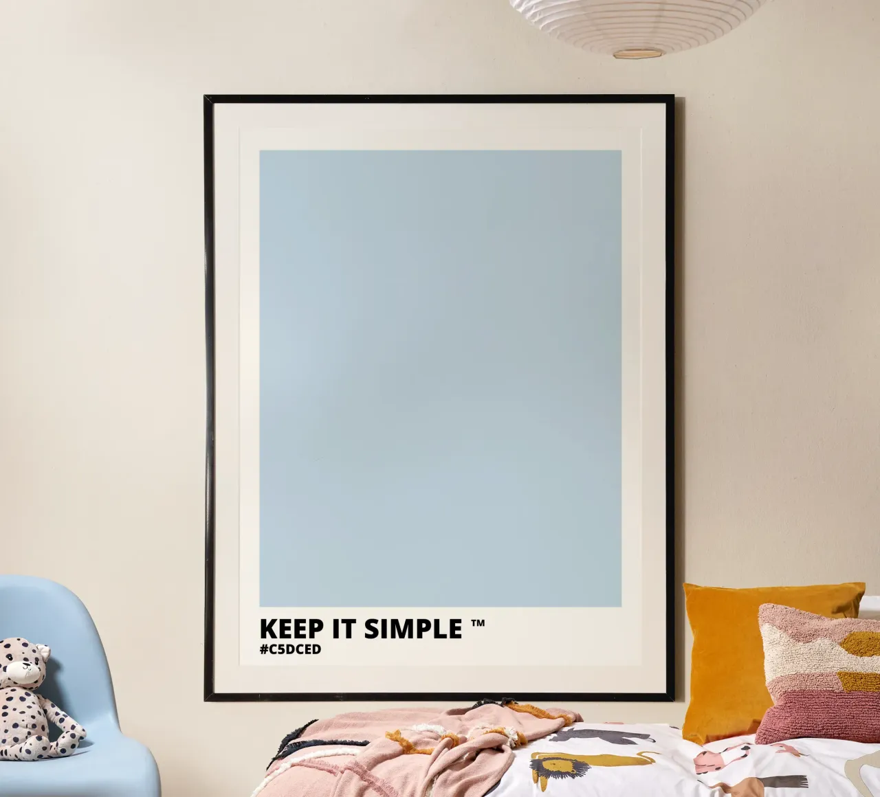 Keep it Simple - Light Blue Color carta hahnemühle da Magnific