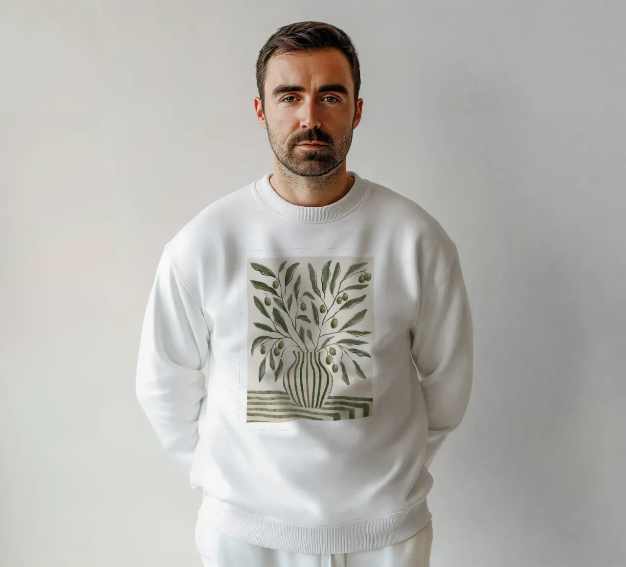 Rami di ulivo in vaso felpa da rosalia shop
