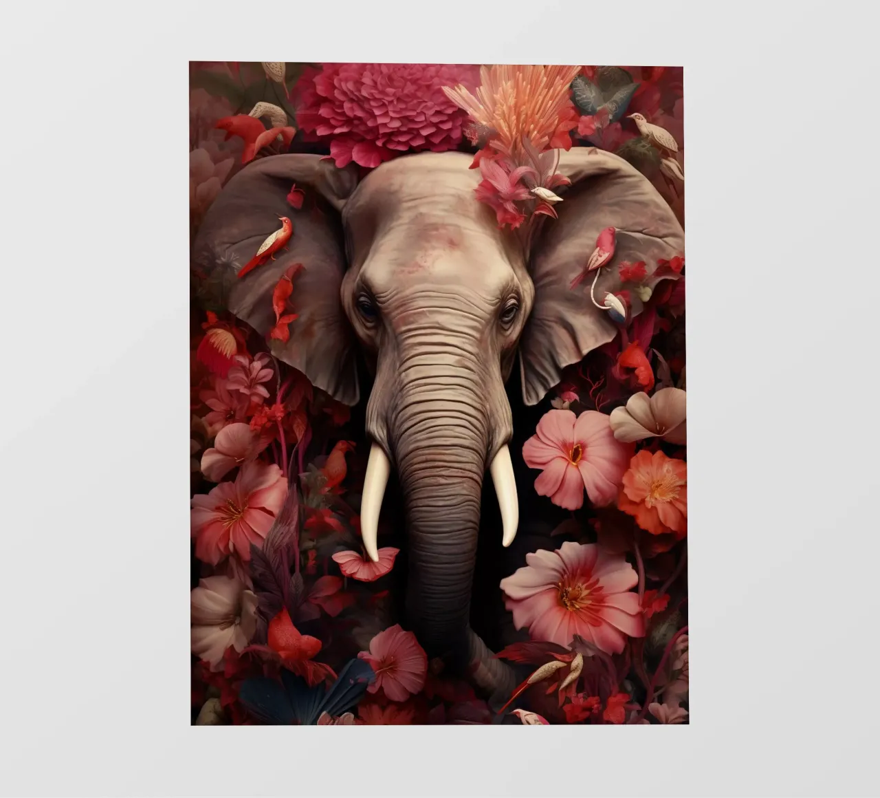 Fiori di elefante telo in pvc da Mateo