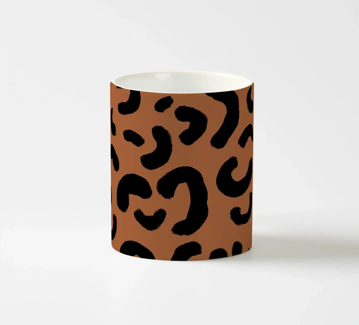 Leo Pattern ceramic mug by Studio ROSAGRAU