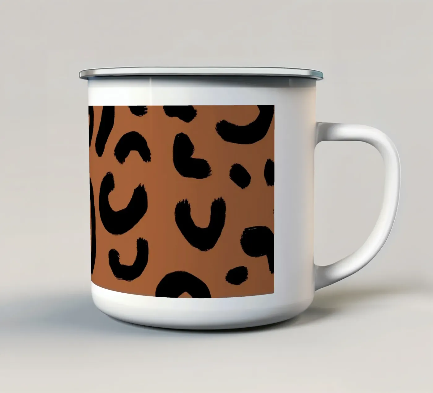 Leo Pattern emaille mok van Studio ROSAGRAU