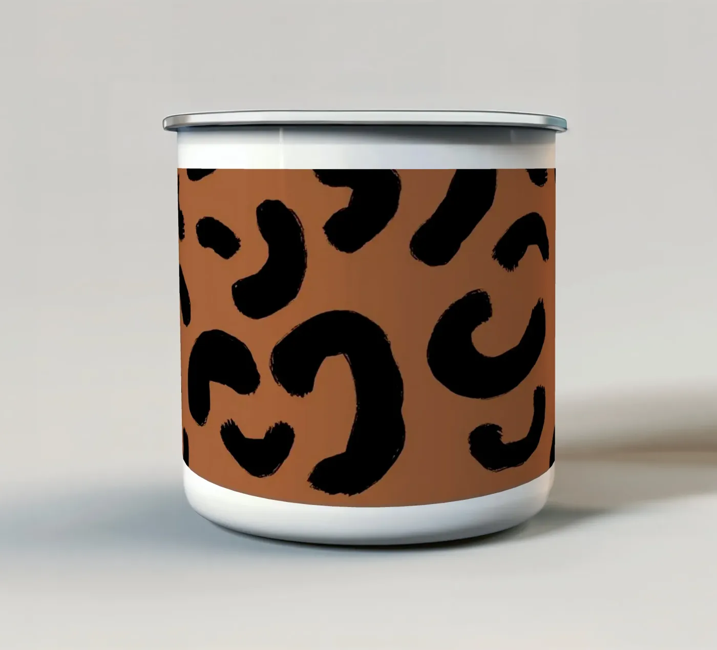 Leo Pattern emaille mok van Studio ROSAGRAU