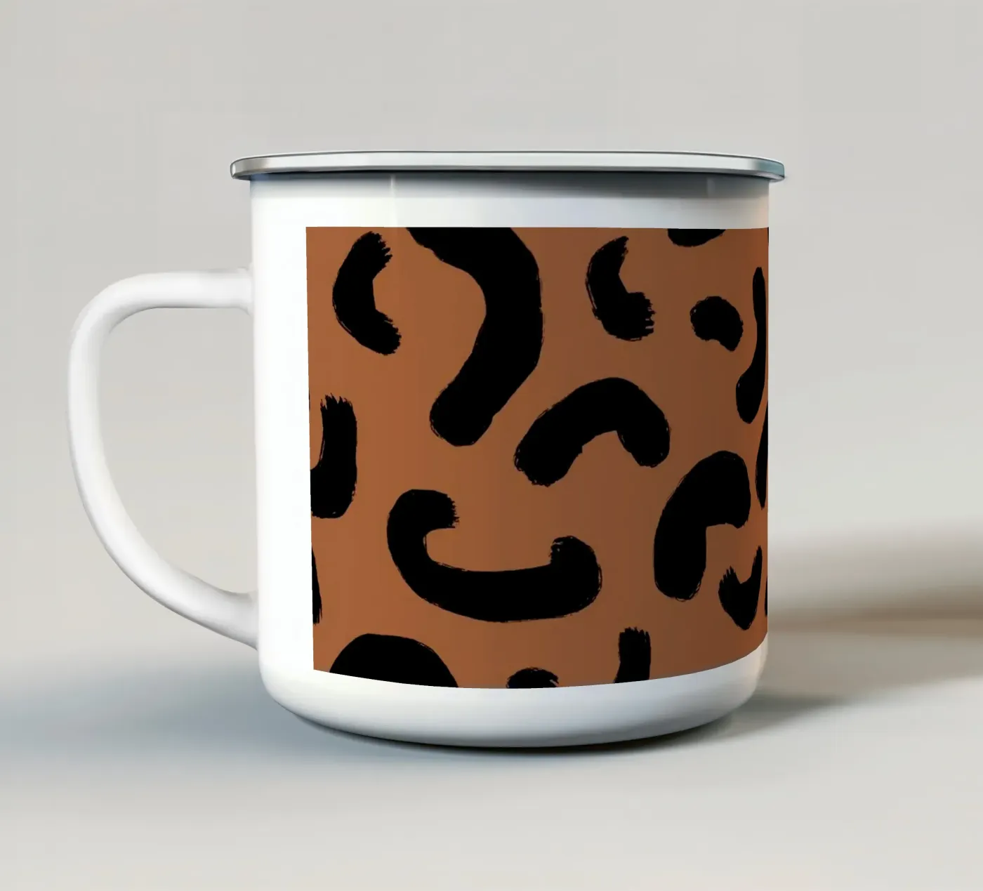 Leo Pattern emaille mok van Studio ROSAGRAU