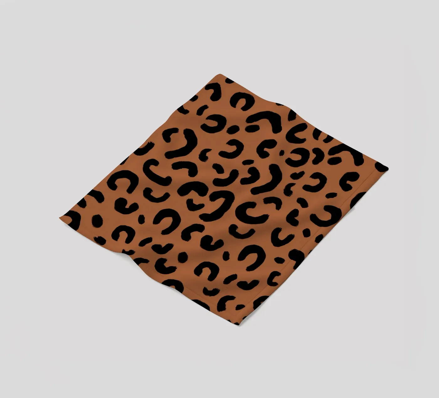Leo Pattern fleece blanket by Studio ROSAGRAU