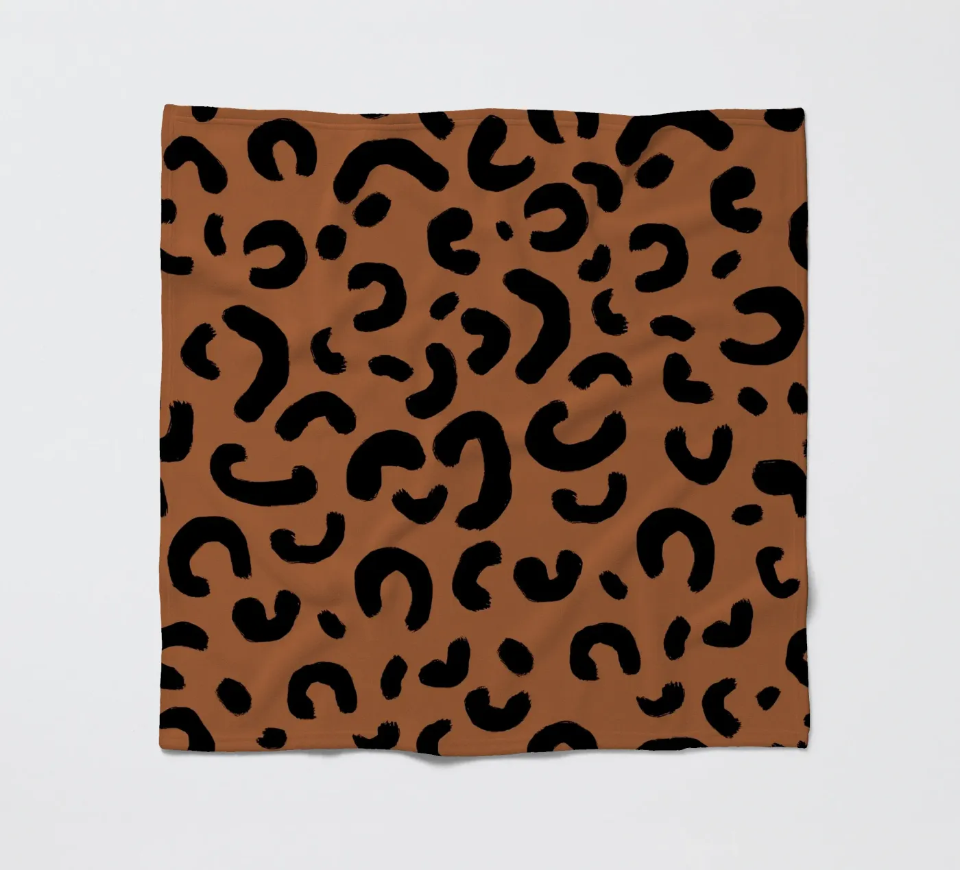 Leo Pattern fleece blanket by Studio ROSAGRAU
