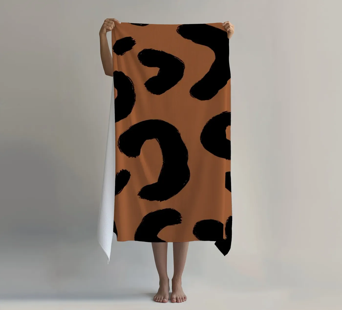 Leo Pattern beach towel by Studio ROSAGRAU