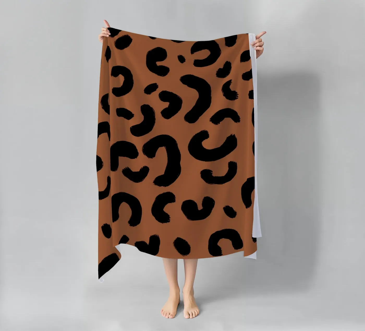 Leo Pattern beach towel by Studio ROSAGRAU
