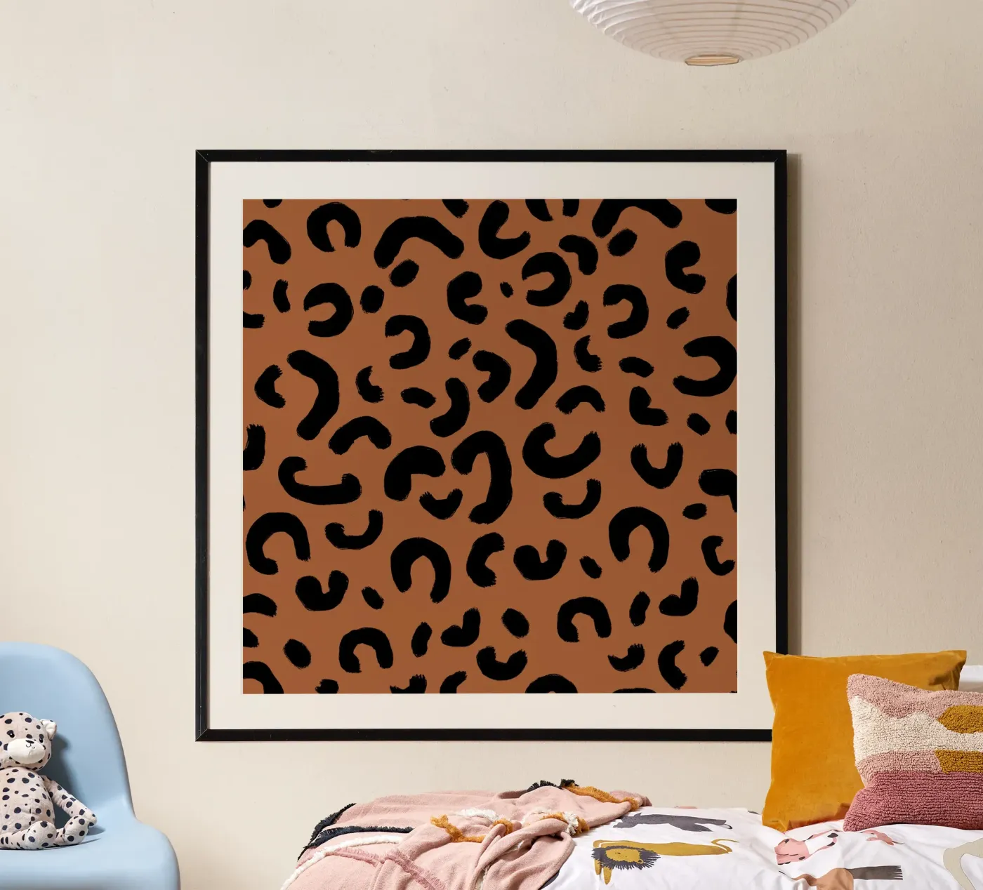 Leo Pattern Poster von Studio ROSAGRAU