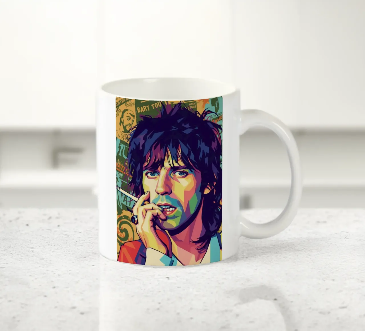 Keith Richards - Rolling Stones tazza in ceramica da Hantamrata