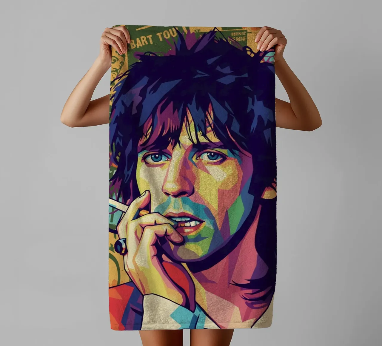 Keith Richards - Rolling Stones asciugamano da bagno da Hantamrata