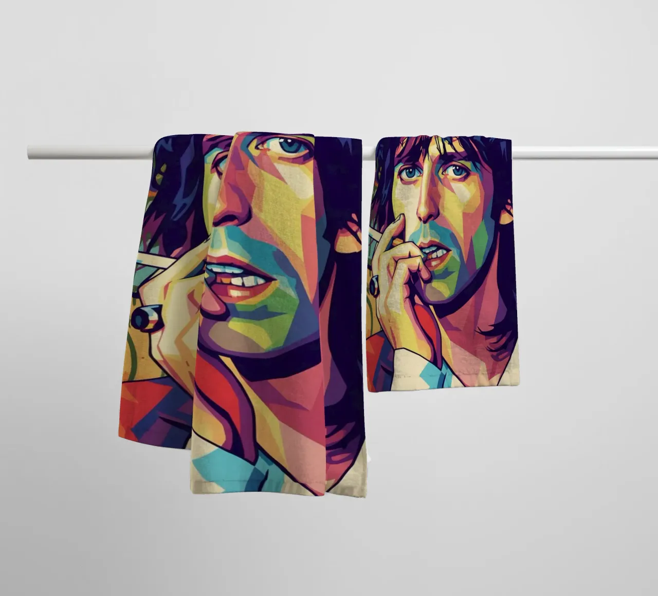 Keith Richards - Rolling Stones asciugamano da bagno da Hantamrata