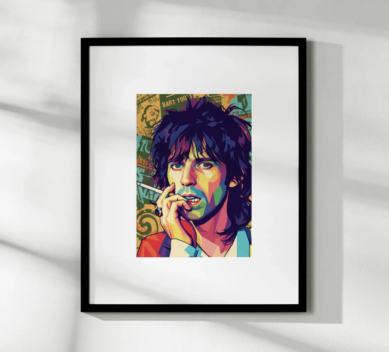 Keith Richards - Rolling Stones carta hahnemühle da Hantamrata