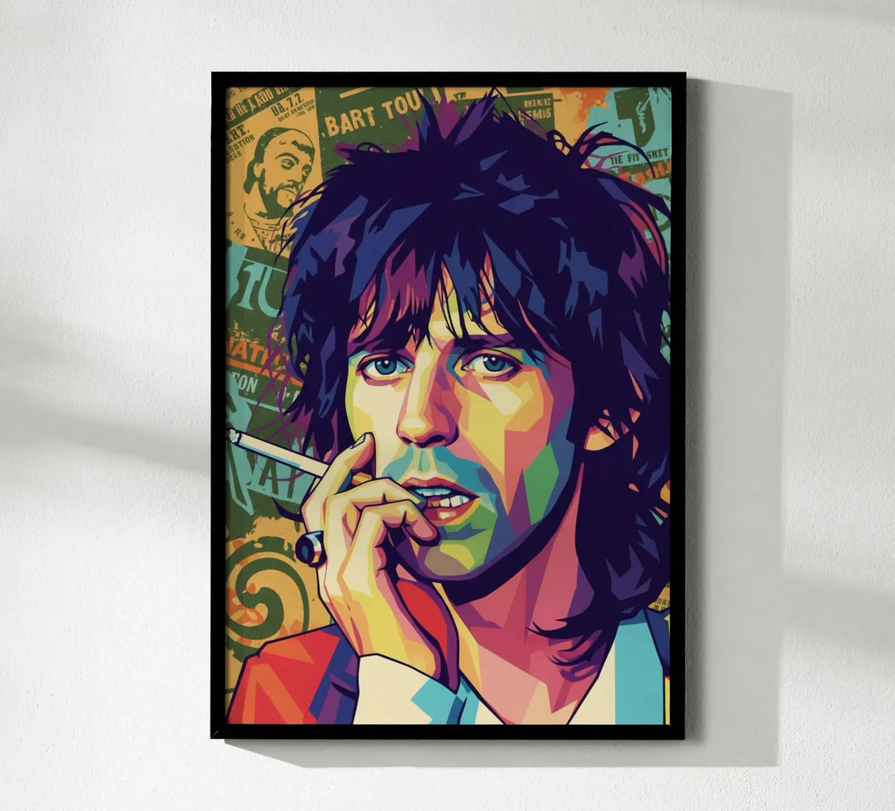 Keith Richards - Rolling Stones carta hahnemühle da Hantamrata