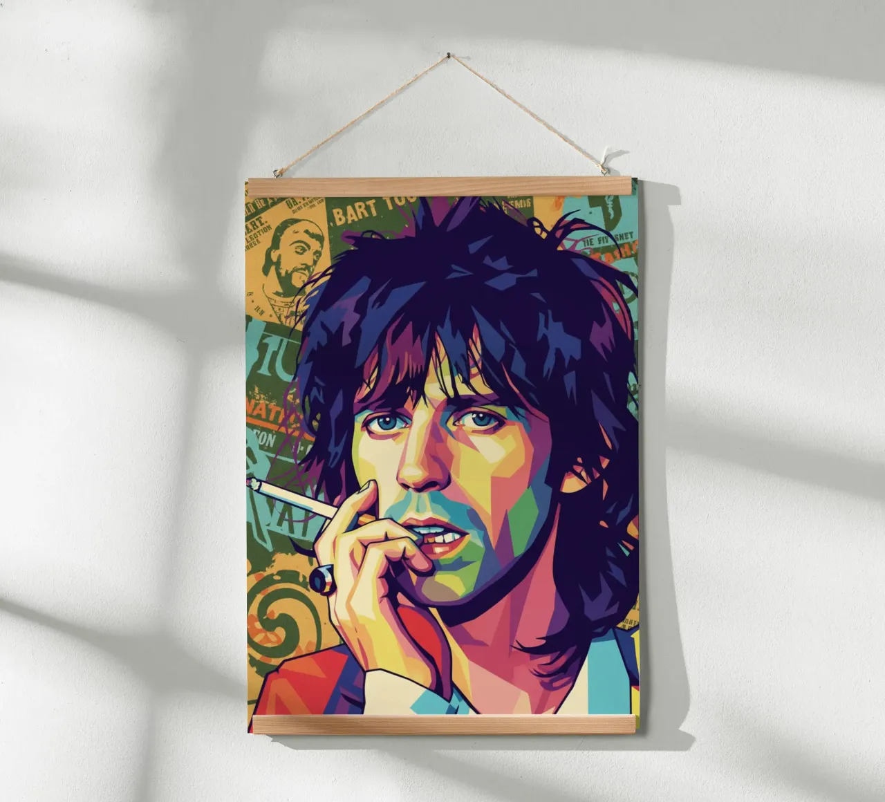Keith Richards - Rolling Stones carta hahnemühle da Hantamrata