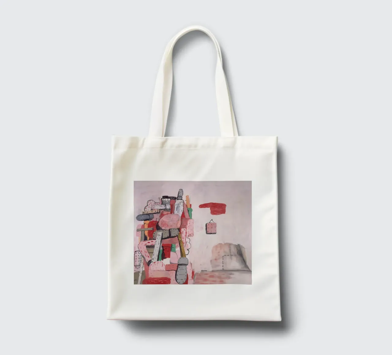 Torre Philip Guston borsa in juta da Riley Art Studio
