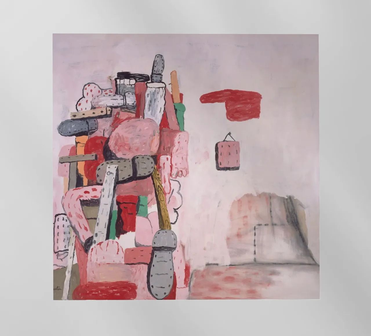 Torre Philip Guston pellicola backlit da Riley Art Studio