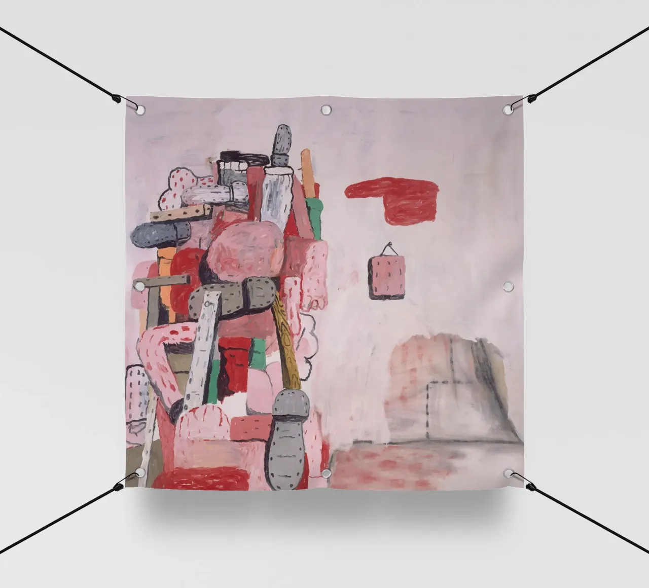 Torre Philip Guston telo in pvc da Riley Art Studio