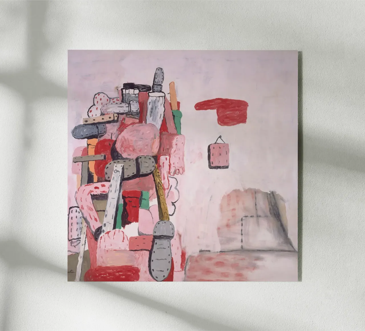 Torre Philip Guston metacrilato de Riley Art Studio