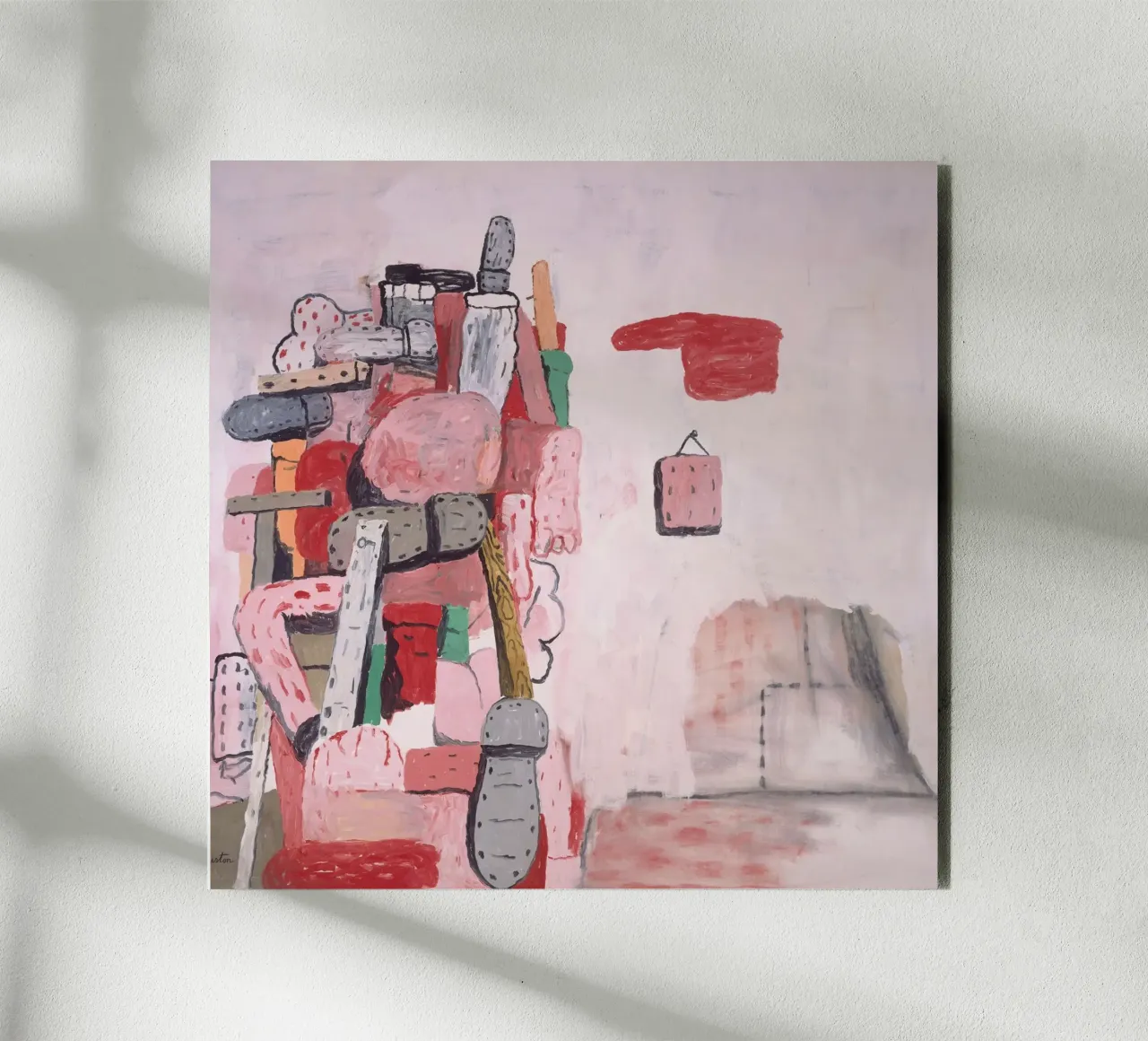 Torre Philip Guston pannello forex da Riley Art Studio