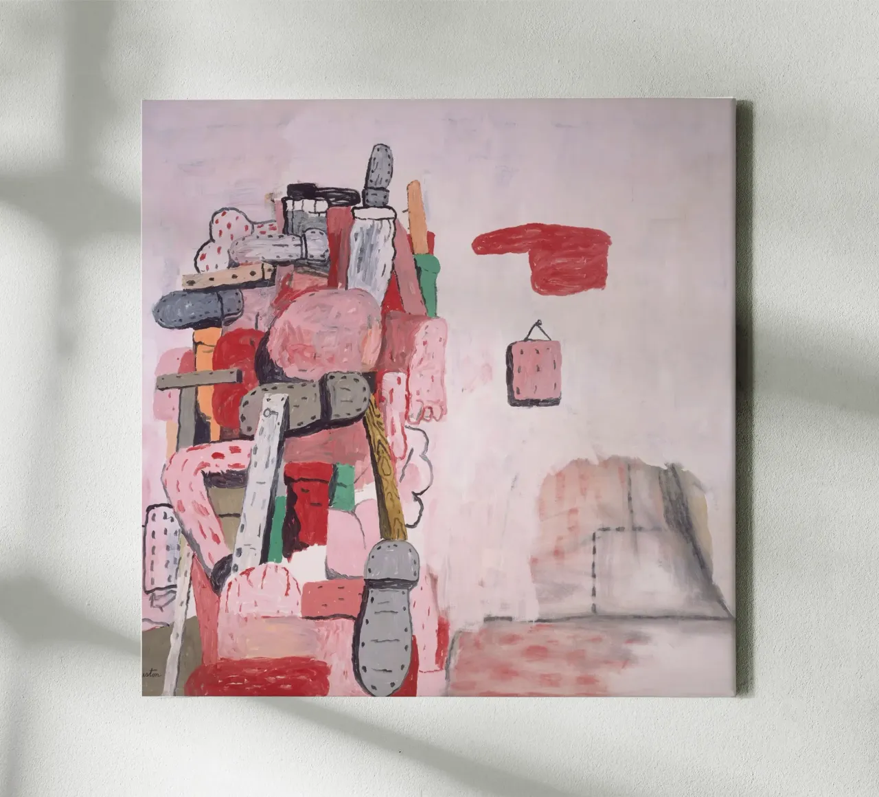 Torre Philip Guston tela da Riley Art Studio
