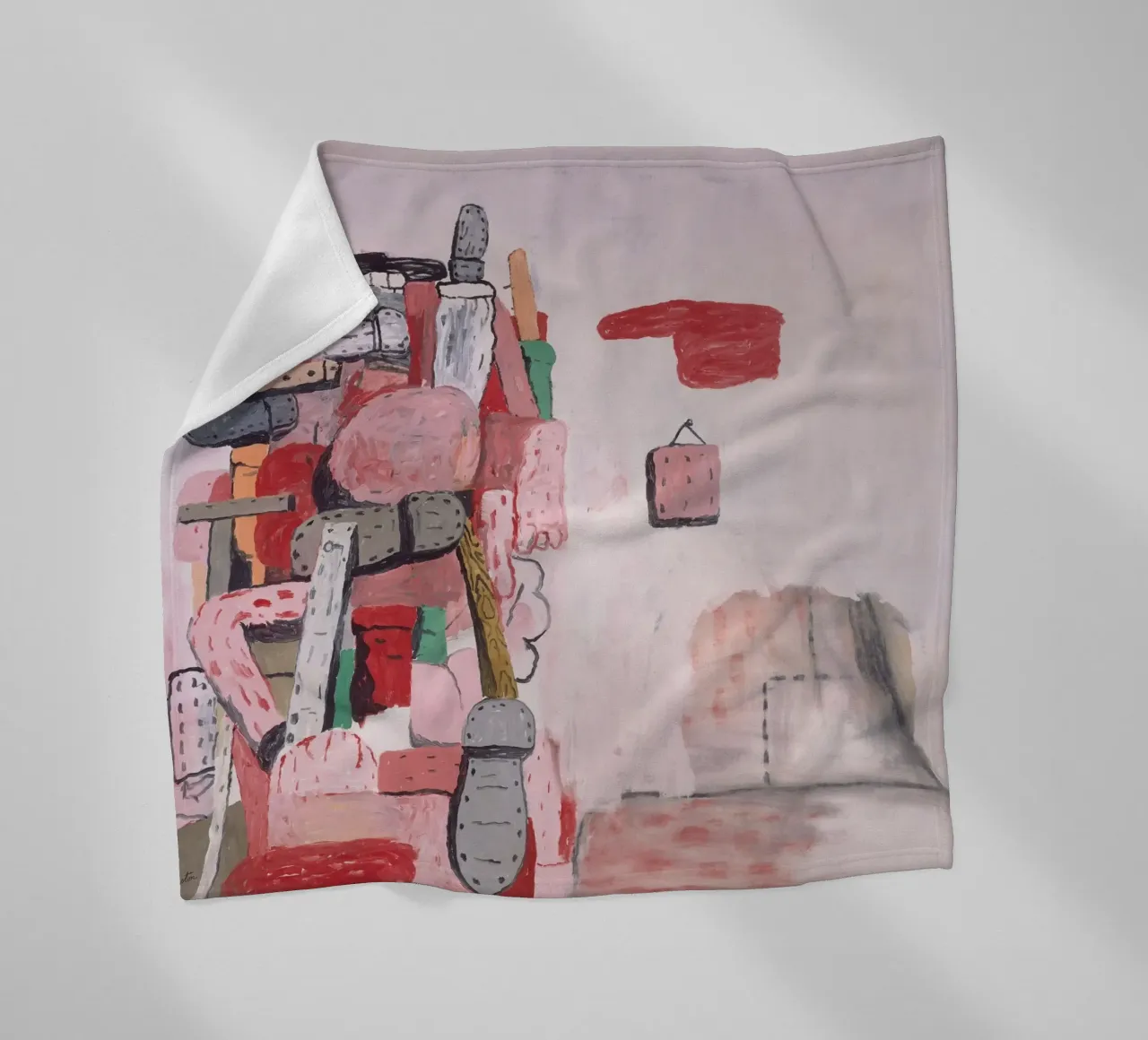 Torre Philip Guston coperta in pile da Riley Art Studio