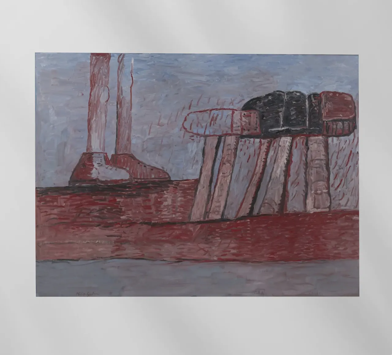 Philip Guston Livello inferiore pellicola backlit da Riley Art Studio