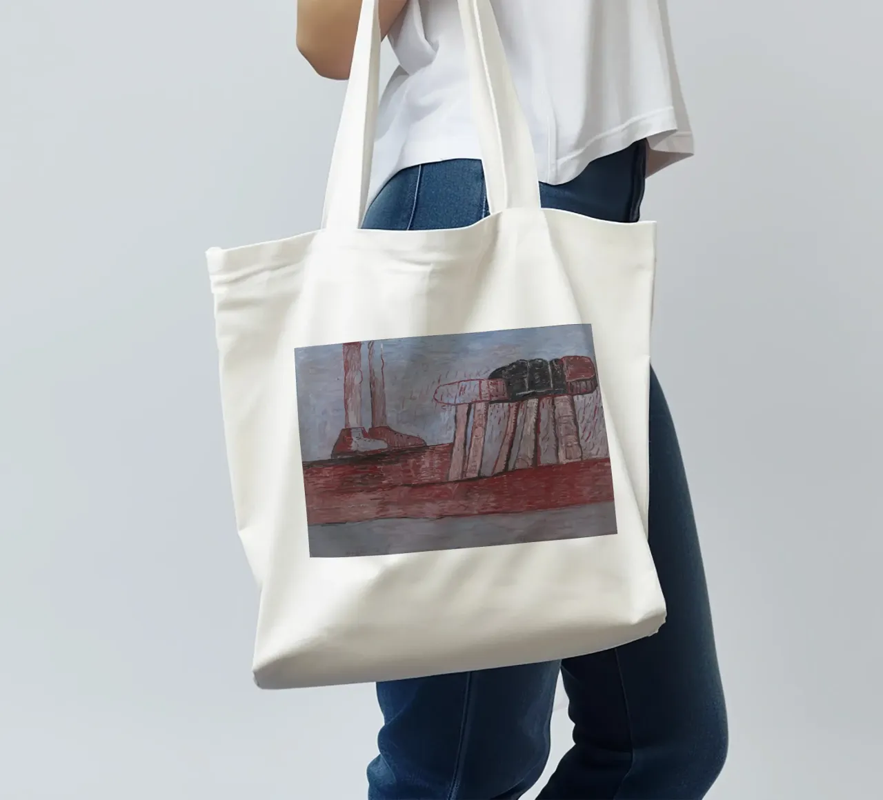 Philip Guston Livello inferiore borsa in juta da Riley Art Studio