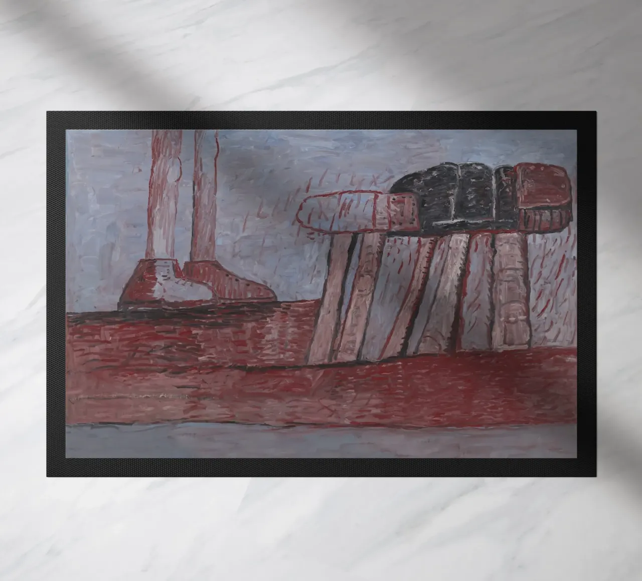 Philip Guston Livello inferiore zerbino da Riley Art Studio
