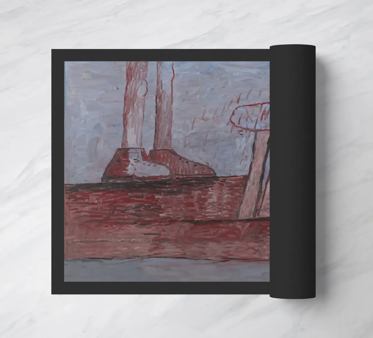 Philip Guston Livello inferiore zerbino da Riley Art Studio