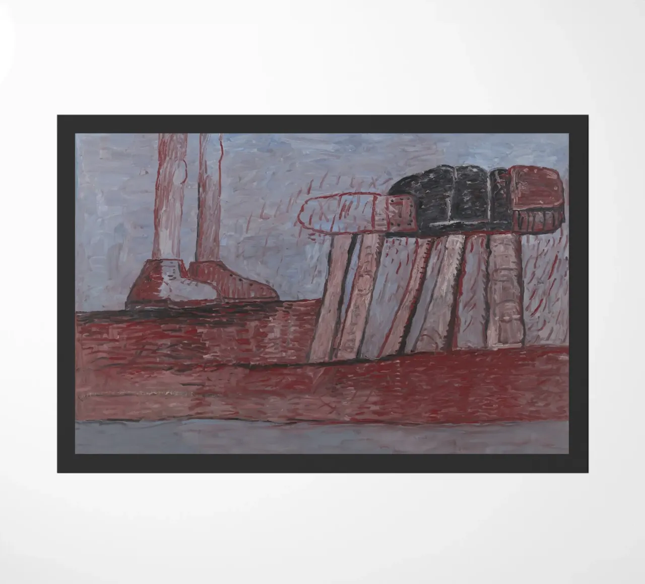 Philip Guston Livello inferiore zerbino da Riley Art Studio