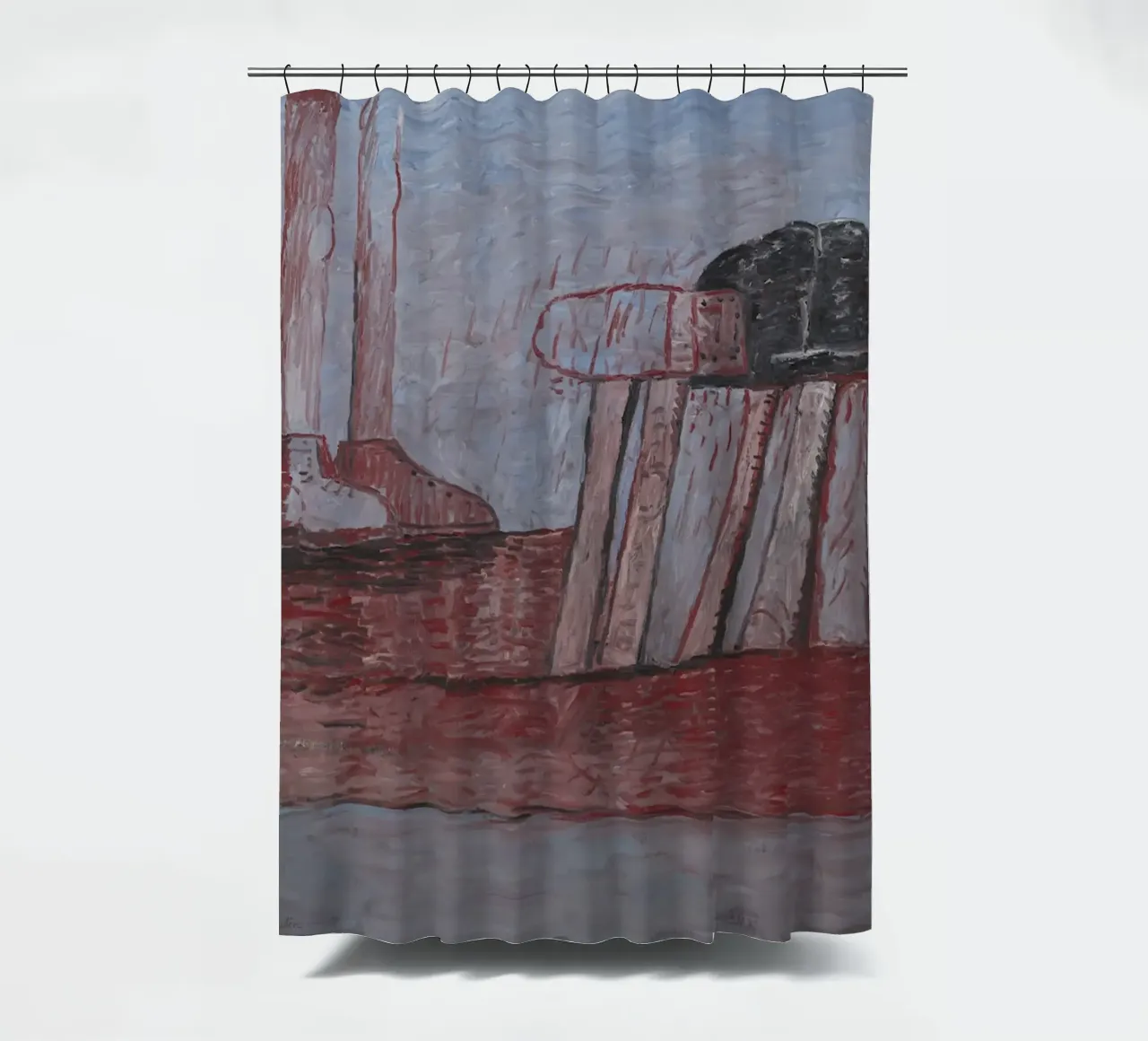 Philip Guston Livello inferiore tenda da doccia da Riley Art Studio