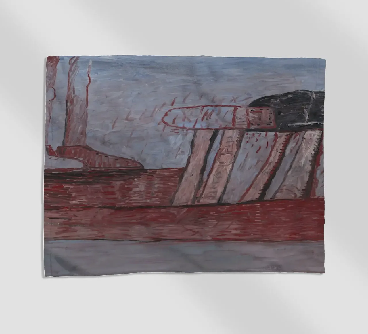Philip Guston Livello inferiore telo mare da Riley Art Studio
