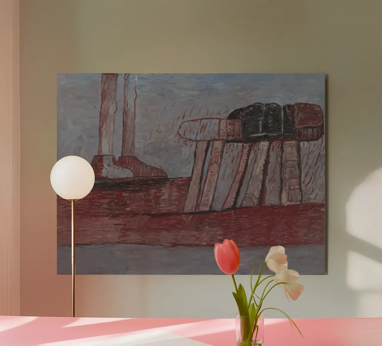 Philip Guston Livello inferiore pannello forex da Riley Art Studio