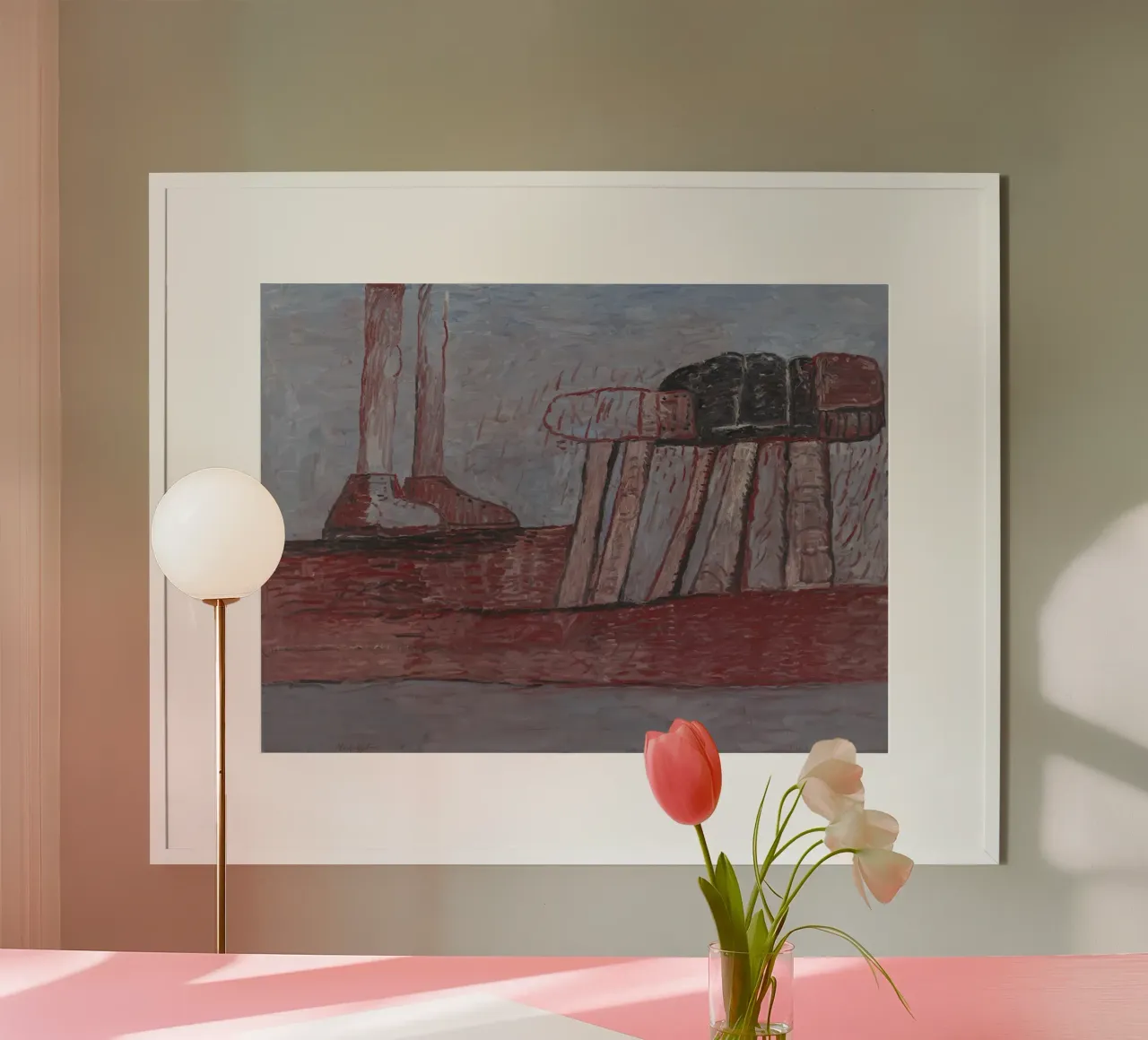 Philip Guston Livello inferiore carta hahnemühle da Riley Art Studio