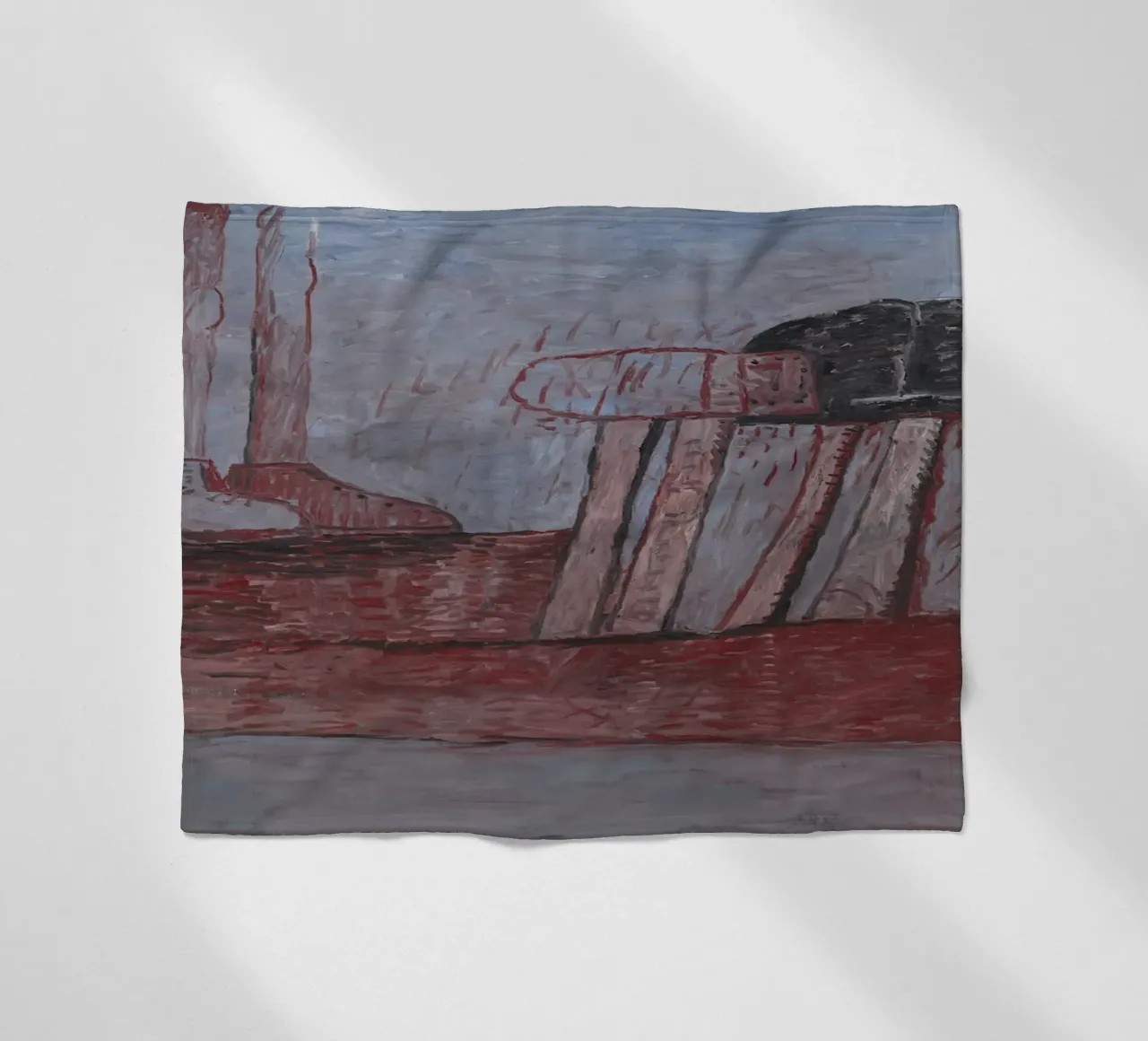 Philip Guston Livello inferiore coperta in pile da Riley Art Studio