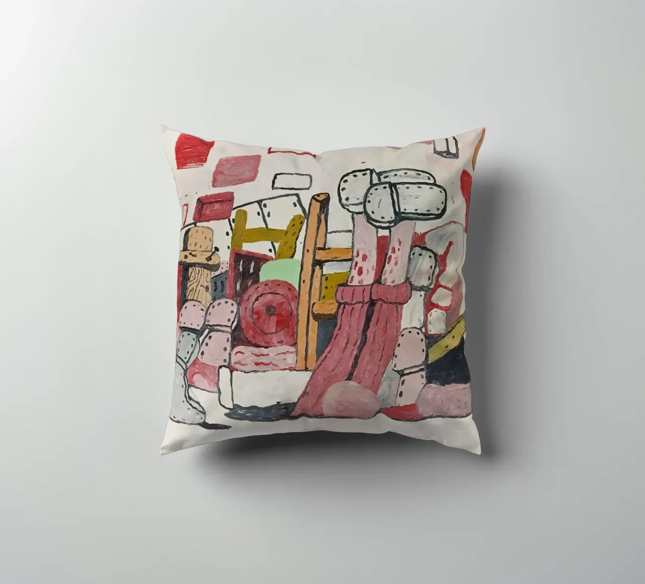 Cantina Philip Guston cuscino da Riley Art Studio