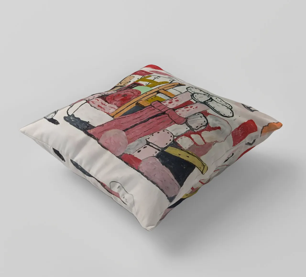 Cantina Philip Guston cuscino da Riley Art Studio