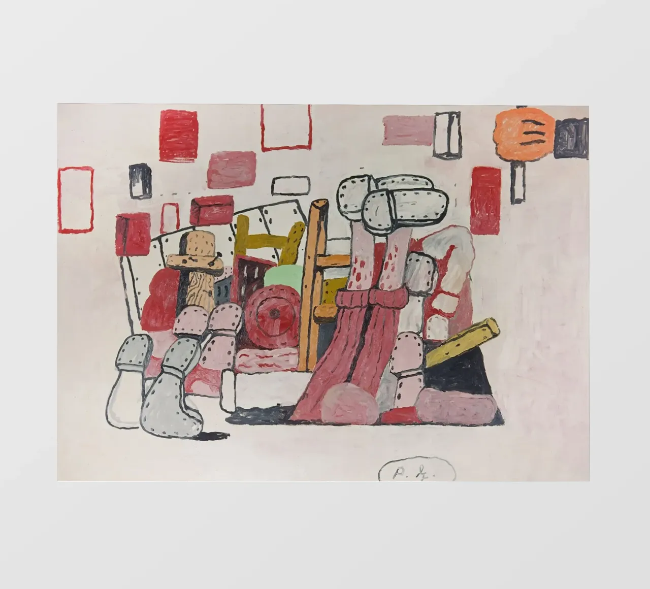 Cantina Philip Guston pellicola backlit da Riley Art Studio