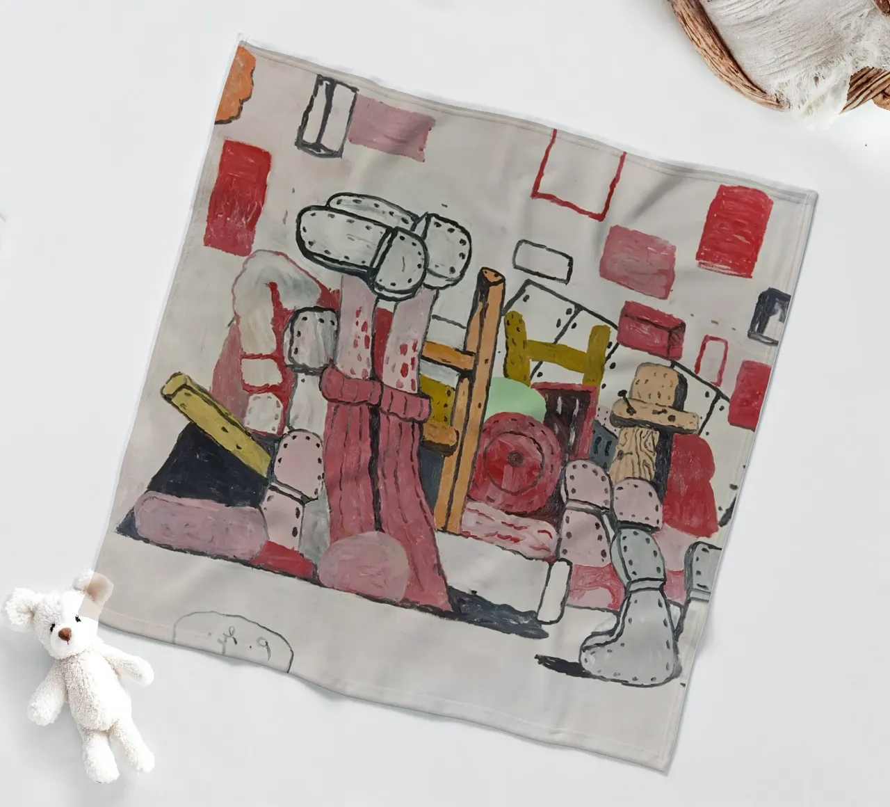 Cantina Philip Guston coperta in pile da Riley Art Studio