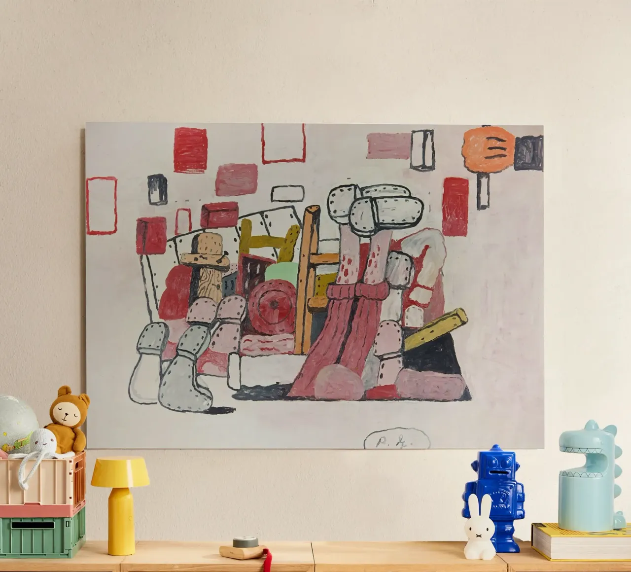 Cantina Philip Guston alluminio dibond da Riley Art Studio