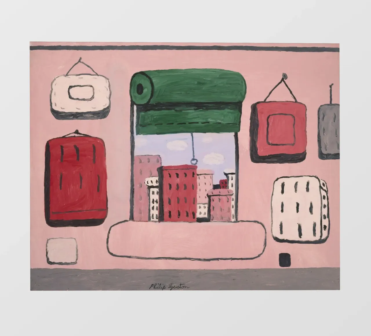 Philip Guston Open Window Backlit Folie von Riley Art Studio